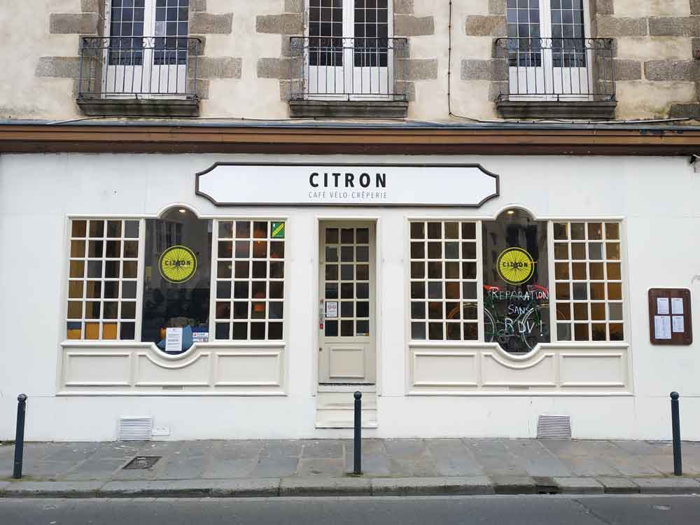 Café vélo crêperie à Rennes : Le Citron