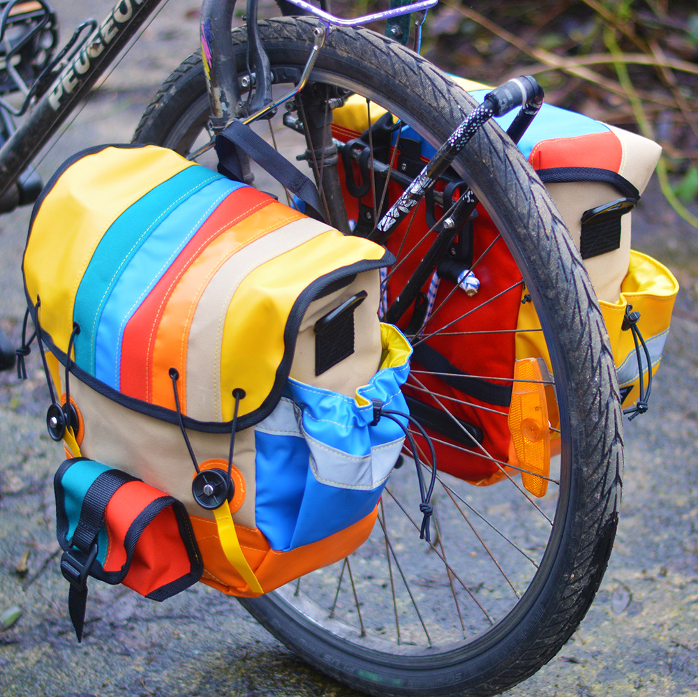 paire de sacoches vélo pour porte bagages